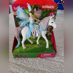 Schleich bayala Fairy Princess Eyela with Sparkly Unicorn Toy